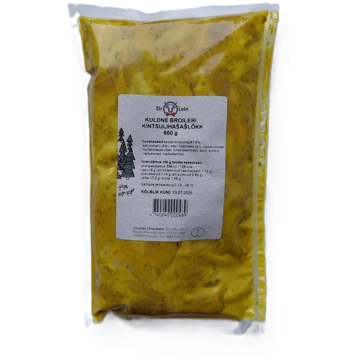 SirLoin Kuldne broileri kintsulihašašlõkk 600g