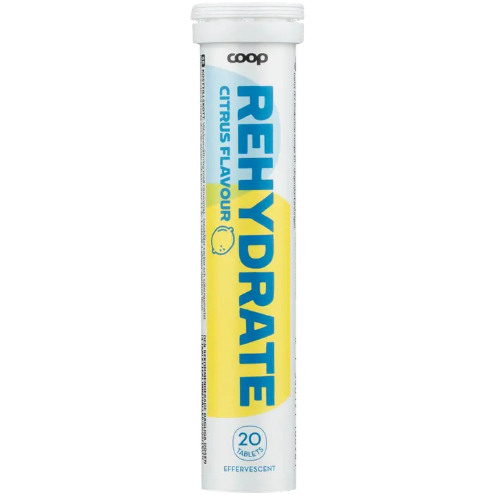 Coop sidrunimaitselised tabletid vedeliku tasakaalu taastamiseks 20 tk