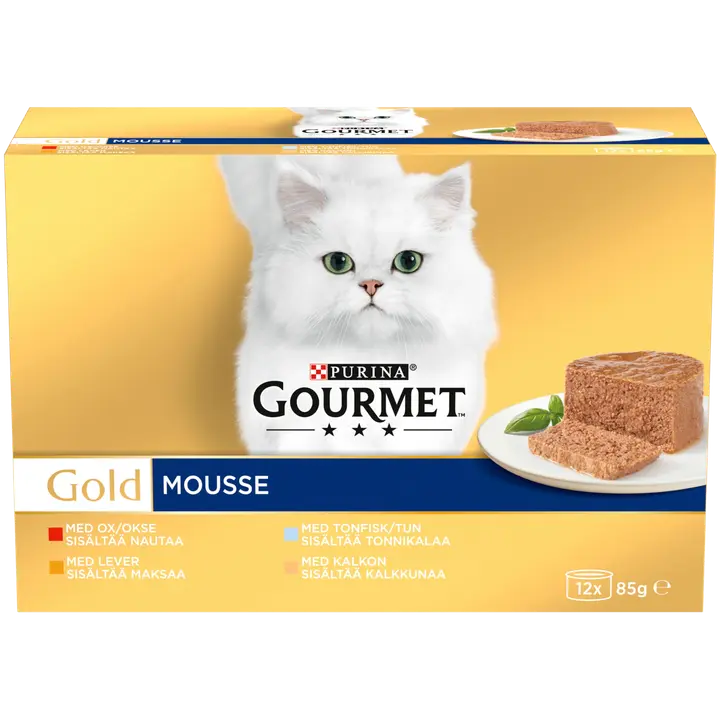 Gourmet Gold Mousse kassitoidu valik 12x85g