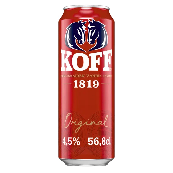 Koff Lager olut 4,5 % tölkki 0,568 L