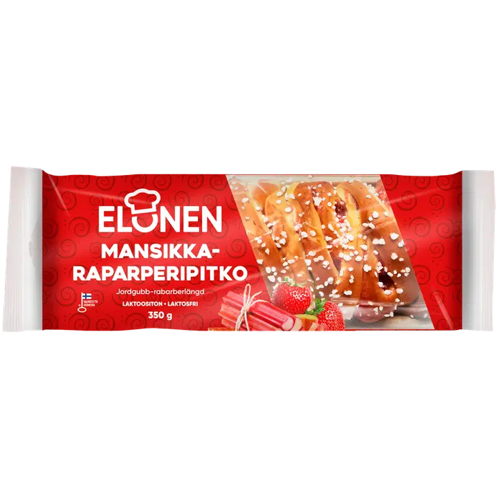 Elonen Mansikka-raparperipitko 350g