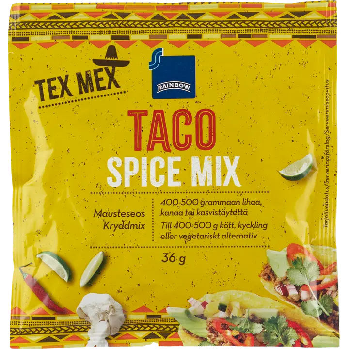 Rainbow 36g Tex Mex taco mausteseos
