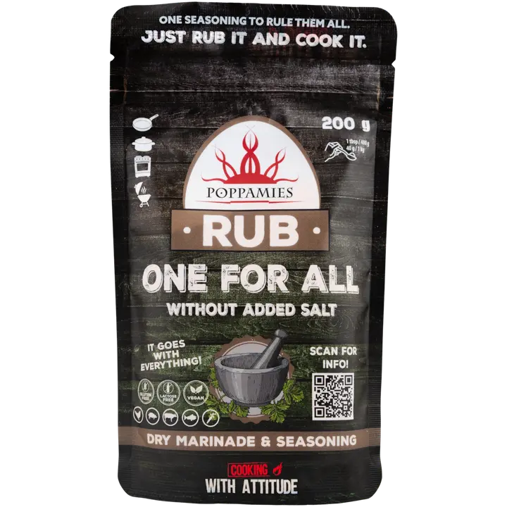 Poppamies Rub One For All mausteseos ilman lisättyä suolaa 200g