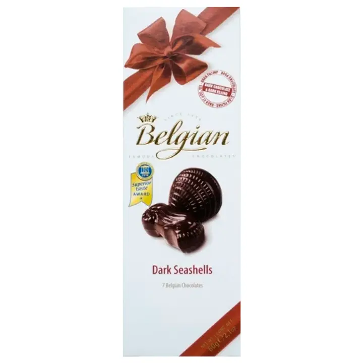 Belgia merekarbid tumeda šokolaadiga