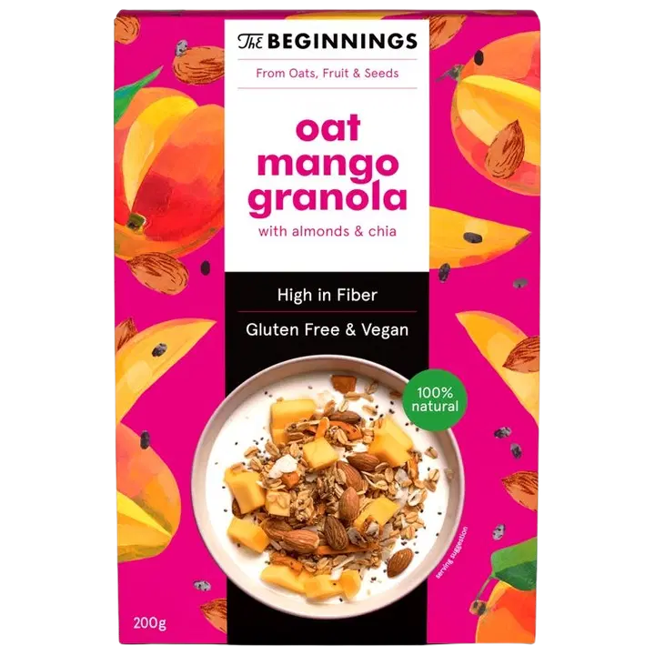 Beginnings vegan kaera müsli mangoga 200g