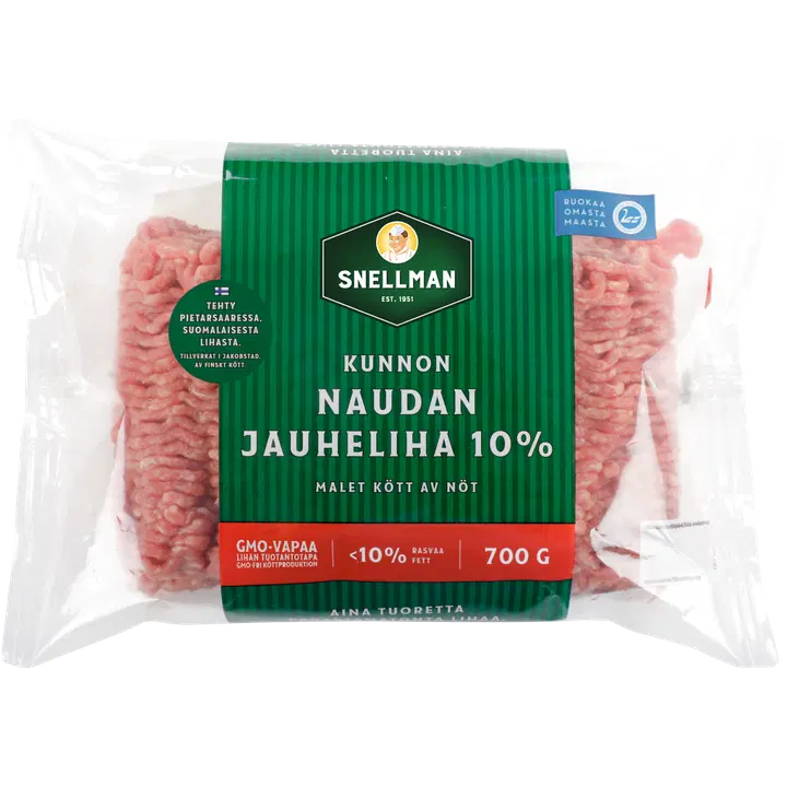 Snellman Kunnon naudan jauheliha 10% 700g
