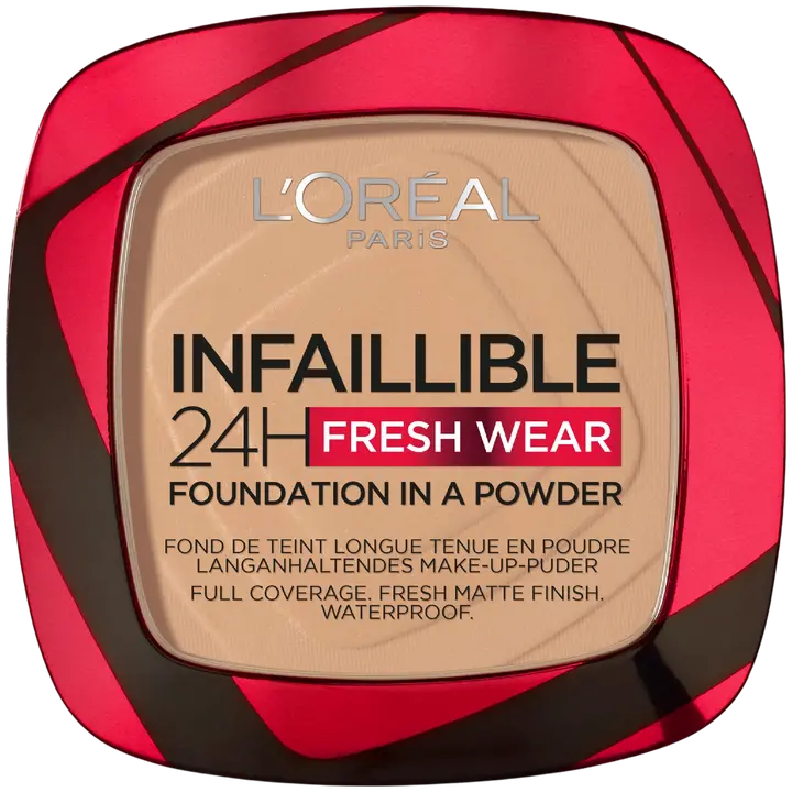 L'Oréal Paris Infaillible 24H Fresh Wear Foundation in a Powder Meikkipuuteri Neutral Undertone 30 ml