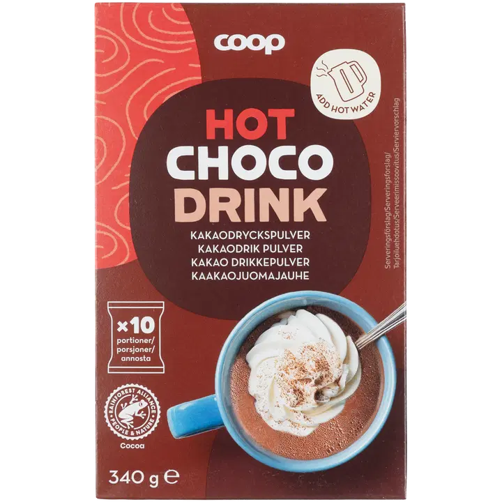 Coop kaakaojuomajauhe 10 kpl / 340 g