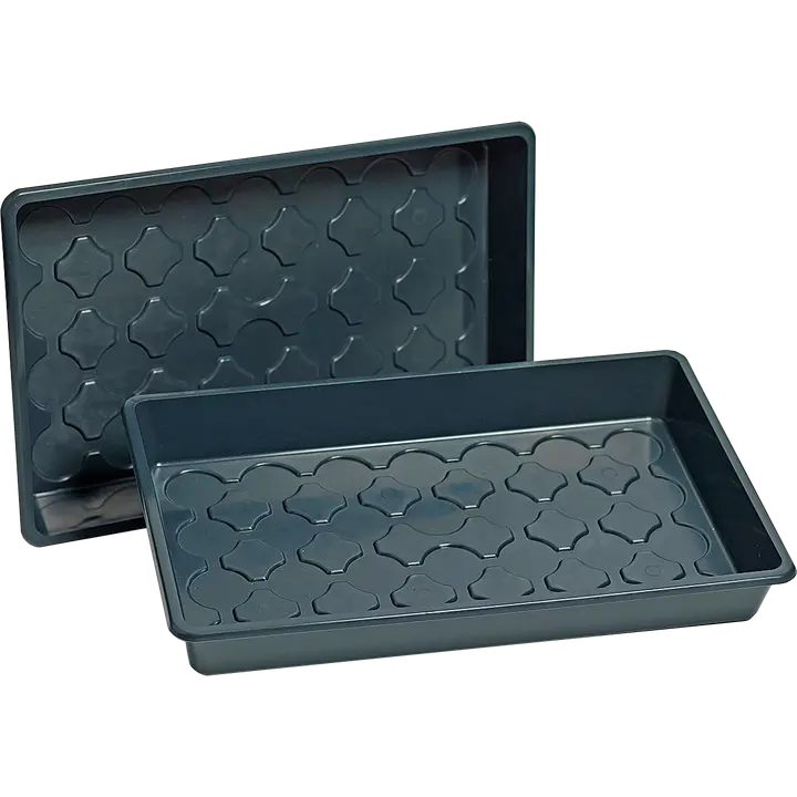 Taimekasvatusalus 23x37 cm must plast