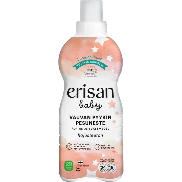 Erisan Hajusteeton  Baby Pyykinpesuneste 850 ml