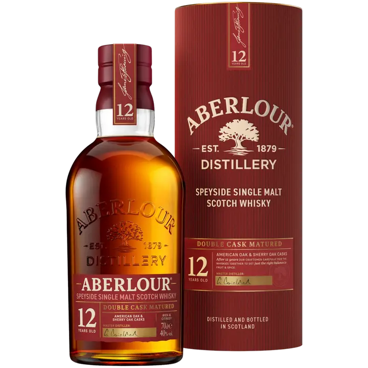 Aberlour 12YO Single Malt Double Cask whiskey 40%, karbis 700 ml