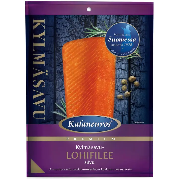 Kalaneuvos Kylmäsavulohifilee siivu 150g