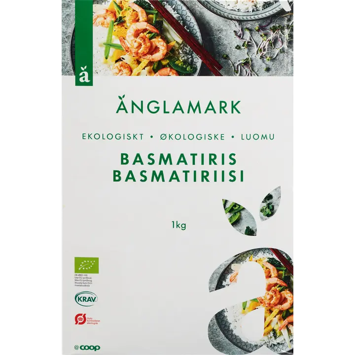 Änglamark basmatiriisi luomu 1 kg