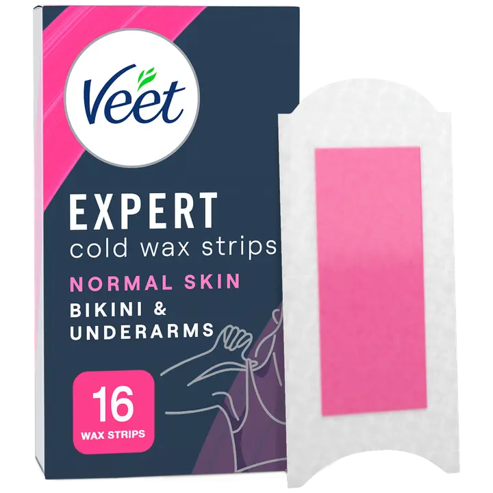 Veet Expert Kylmävahaliuskat Bikini&kainalo 16kpl