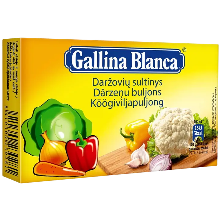 Gallina Blanca köögiviljapuljongikuubik 8*10g