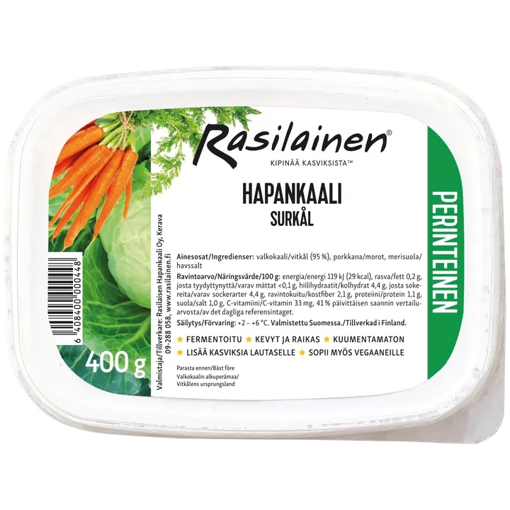 Rasilainen Hapankaali 400g