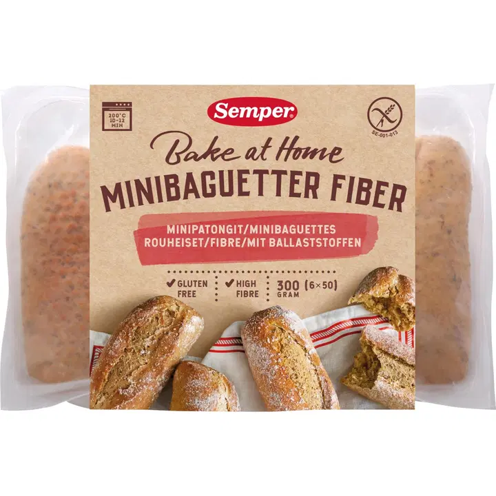 Semper Gluteeniton Rouheiset Minipatongit 6x50g