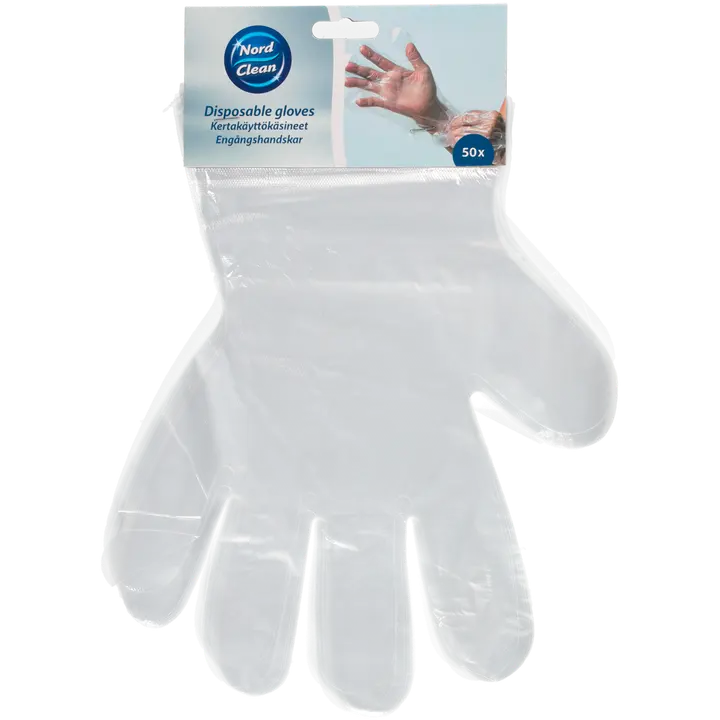 Nord Clean kertakäyttökäsineet 50 kpl