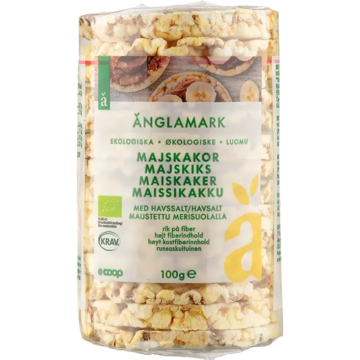 Änglamark maissikakku merisuolalla luomu 100 g