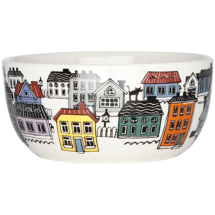 Kultakeramiikka kulho wanhakaupunki 6 dl