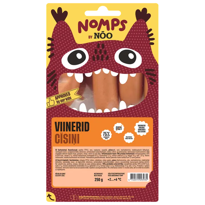 Nõo Nomps viinerid 250g