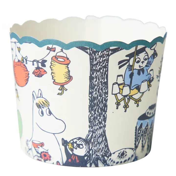 Moomin kuppikakkuvuoat 24x10kpl FSC puutarhakutsut