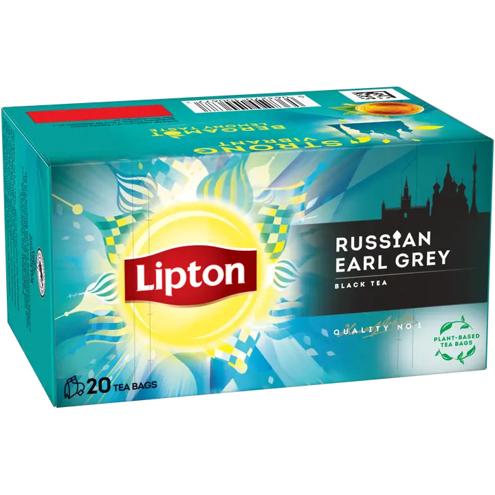 Lipton Musta tee Russian Earl Grey 40 GR 20p