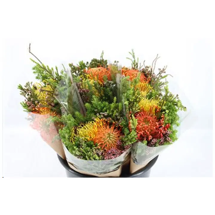 Kimppu Sointu, monivärinen sekakimppu, 4 oksaa, 45cm