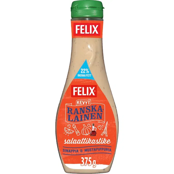 Felix lätt fransk salladsdressing 375g