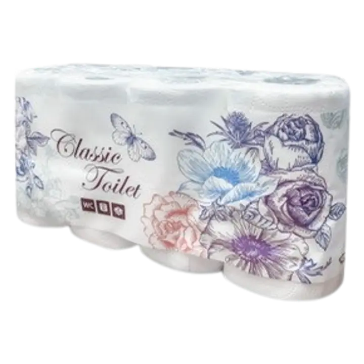 Tualettpaber Classic 3-kihiline 8 rulli
