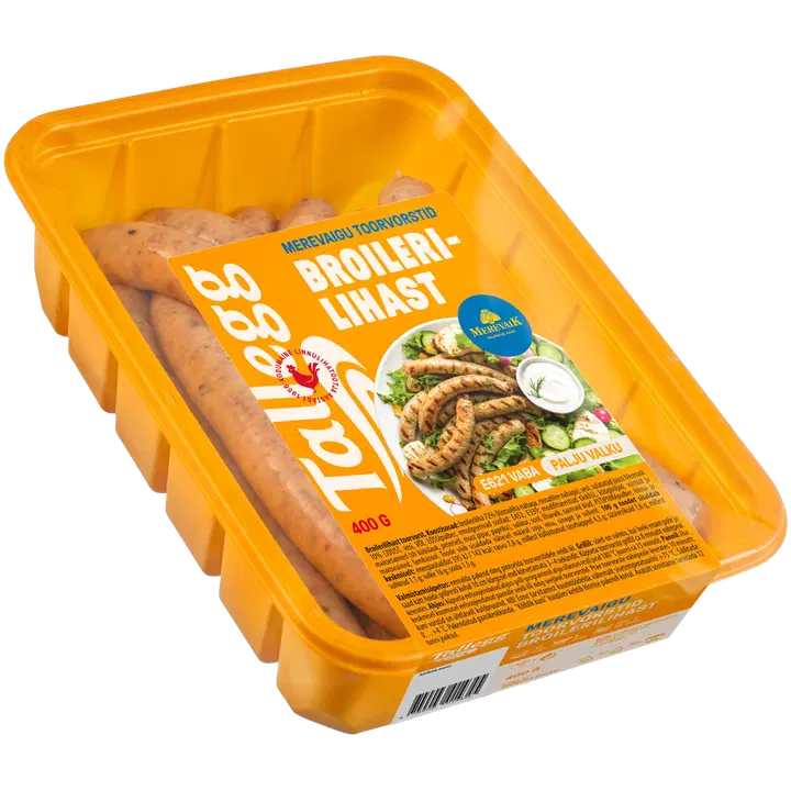 Tallegg Merevaigu toorvorstid broilerilihast 400 g
