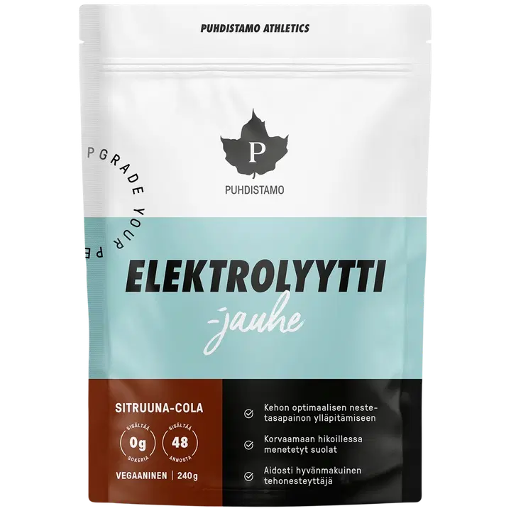 Puhdistamo Elektrolyyttijauhe Sitruuna-Cola 240 g