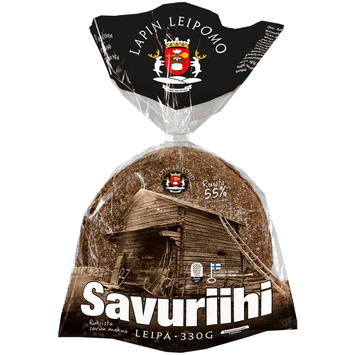 Lapin Leipomo Savuriihi leipä 330g