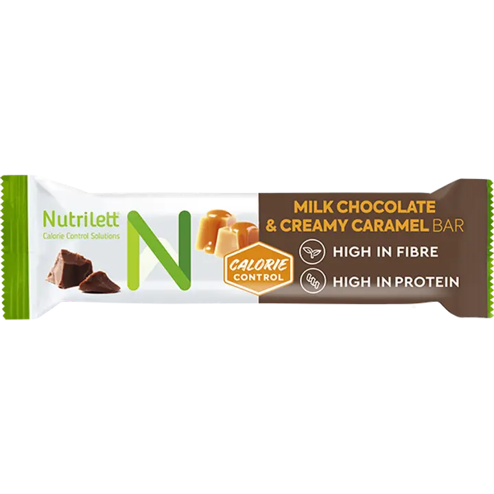 Nutrilett Milk Chocolate & Creamy Caramel bar ateriankorvikepatukka 60g