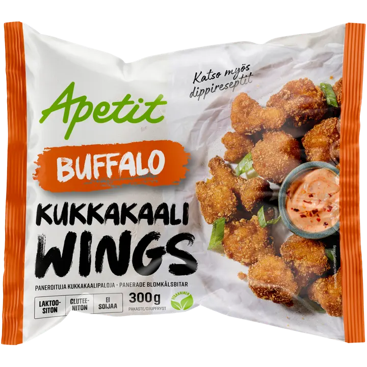 Apetit Kukkakaaliwings Buffalo pakaste 300g