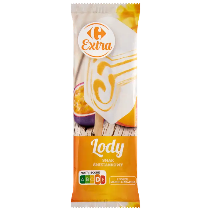 Carrefour Extra koorene jäätis mango- ja passioonikastmega 100 ml