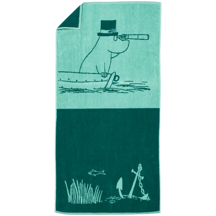 Saunalina Muumipappa 70x140 roheline