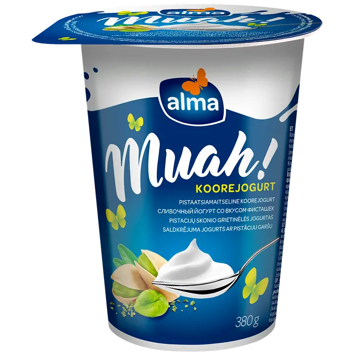 Alma Muah koorejogurt pistaatsiamaitseline 380g