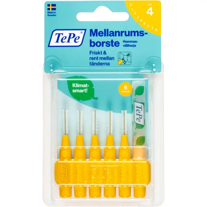 Hambavahepuhasti Tepe 0,7 mm 6 tk kollane