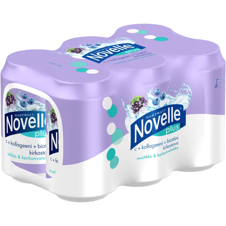 6 x Hartwall Novelle Plus C + Kollageeni + Biotiini 0,33 l