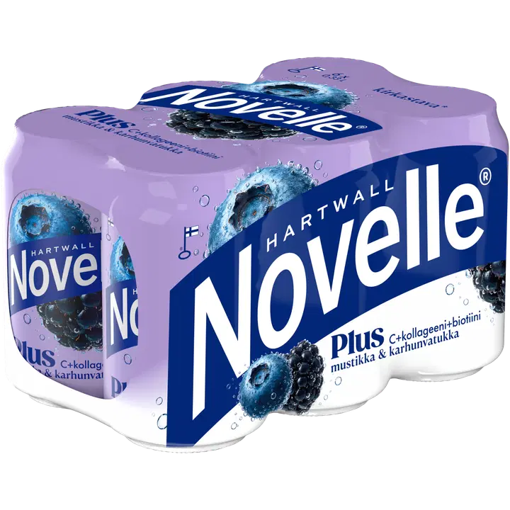 6 x Hartwall Novelle Plus C + Kollageeni + Biotiini 0,33 l