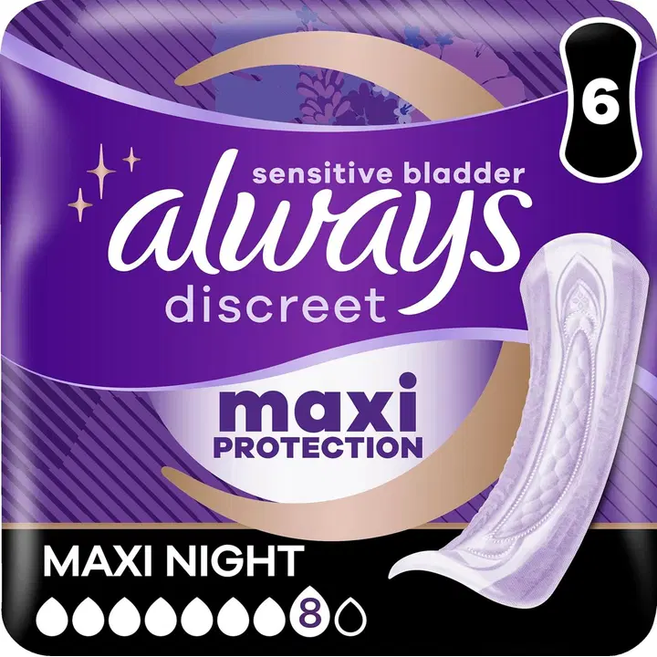 Always Discreet Ultimate Night 6kpl inkontinenssiside