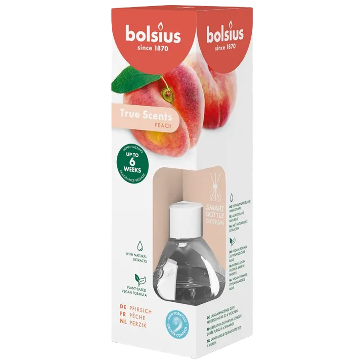 Bolsius True Scents – huonetuoksu – Peach – 60 ml