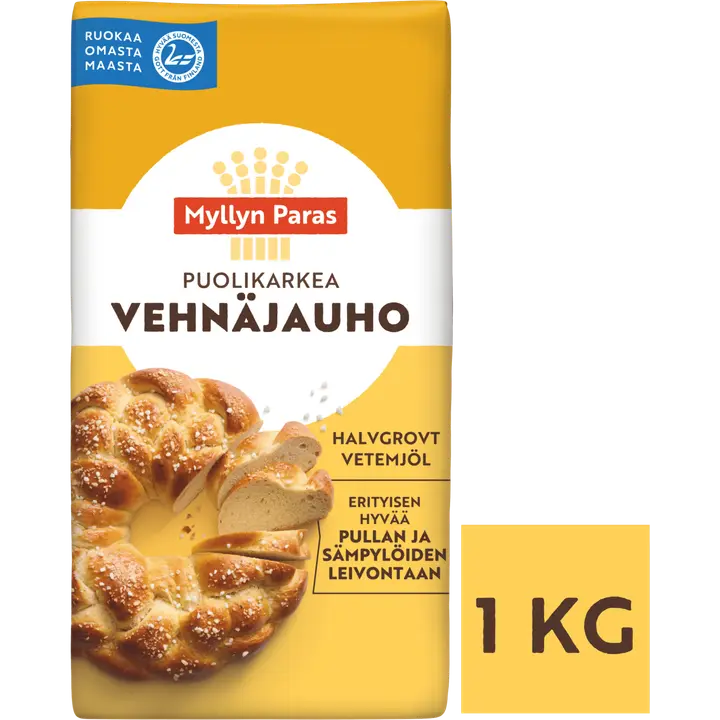 Myllyn Paras Puolikarkea Vehnäjauho 1 kg