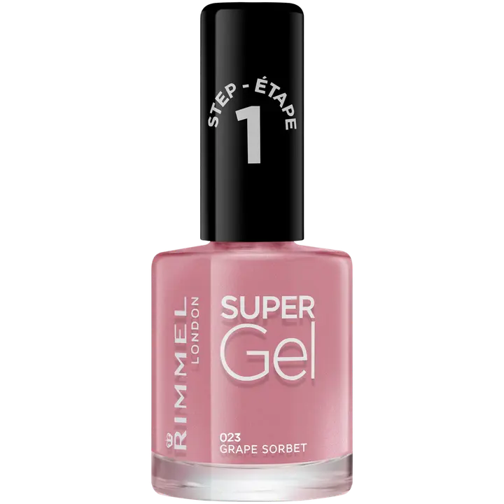 Rimmel London 12ml Super Gel Nail Polish 023 Grape Sorbet kynsilakka
