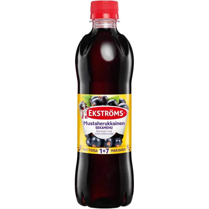 Ekströms mustaherukkainen sekamehutiiviste 0,5l