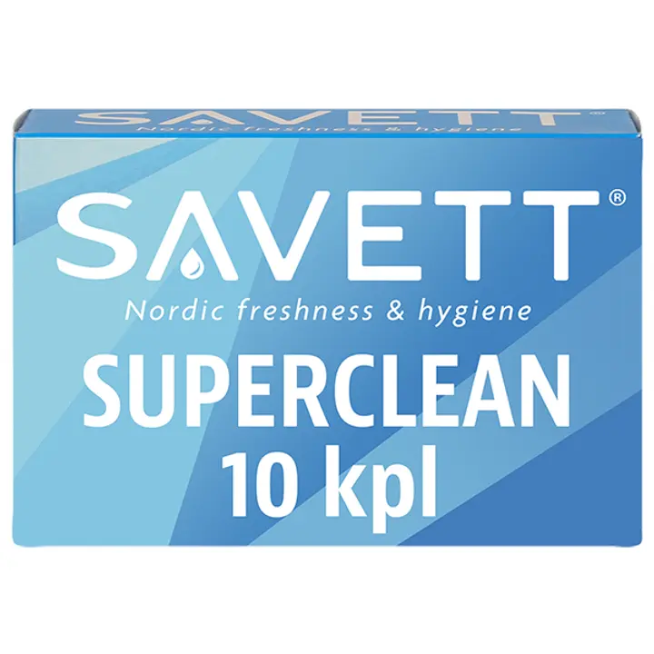 Savett Superclean kosteuspyyhe 10kpl