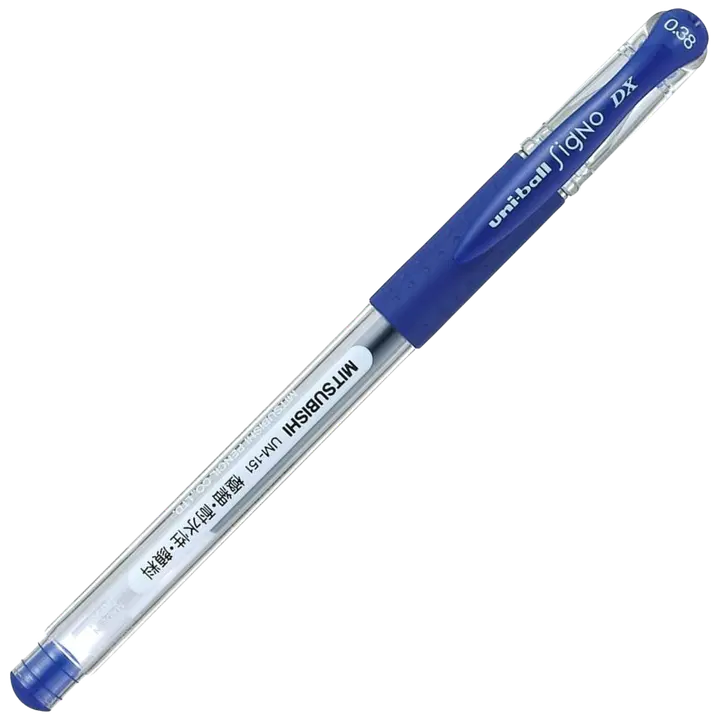 Uni-ball tindipliiats signo um-151 dx, 0,38 mm, sinine