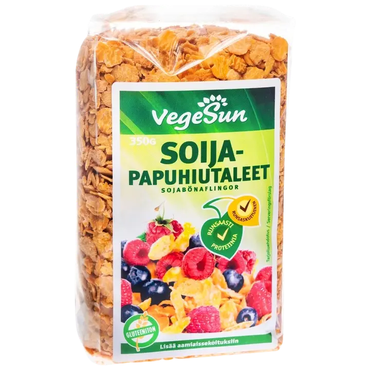 VegeSun gluteenivabad sojahelbed 350 g