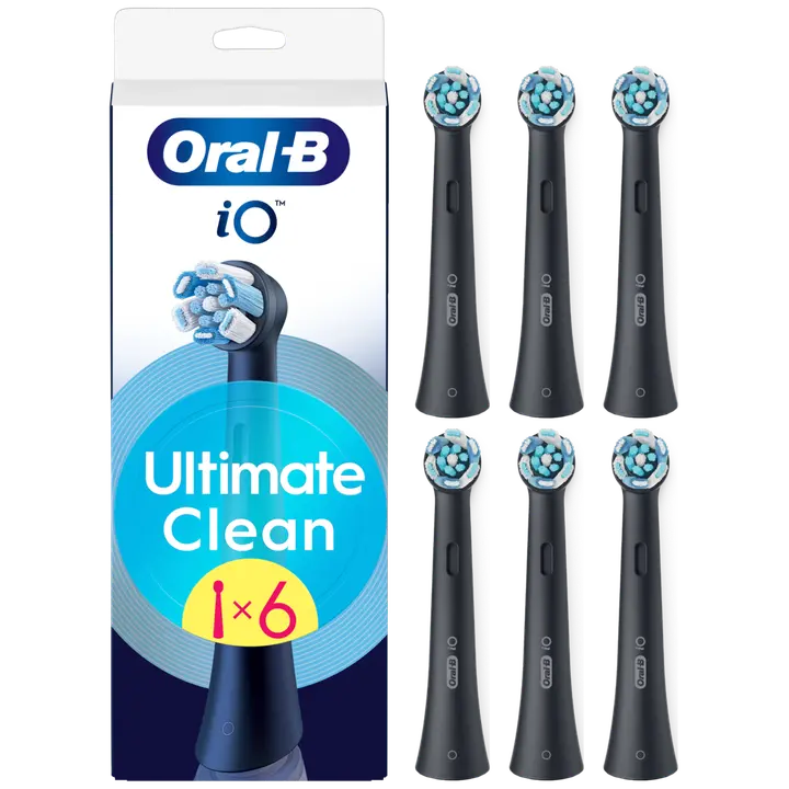 Oral-B iO Ultimate Clean Black vaihtoharja 6kpl